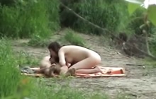 Outdoor fucking with couple